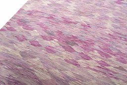 Surface texture of New Modern Design rug with natural Wool and intricate pattern