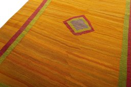 Surface texture of New Modern Design rug with natural Wool and intricate pattern