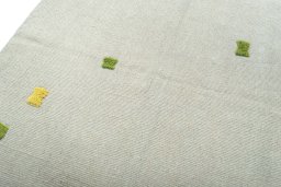 Surface texture of New Modern Design rug with natural Wool and intricate pattern