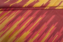 Full view of New Modern Design rug from Iran / Persia, 219 × 158 cm in Red tones