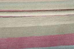 Full view of New Modern Design rug from Iran / Persia, 285 × 71 cm in Multi Color tones