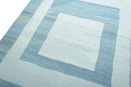 Surface texture of New Modern Design rug with natural Wool and intricate pattern