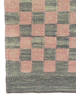 Full view of New Modern Design rug from Iran / Persia, 197 × 154 cm in Gray tones