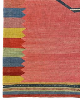 Central medallion detail of New Modern Design rug from Iran / Persia