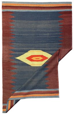 Central medallion detail of New Modern Design rug from Iran / Persia
