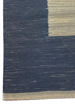Full view of New Modern Design rug from Iran / Persia, 215 × 155 cm in Green tones