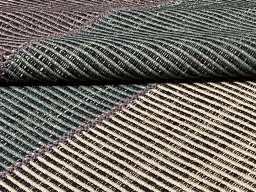 Surface texture of New Modern Design rug with natural Wool and intricate pattern