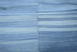 Full view of New Modern Design rug from Iran / Persia, 194 × 155 cm in Blue tones