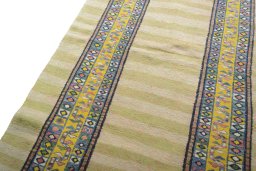 Surface texture of New Modern Design rug with natural Wool and intricate pattern