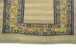 Central medallion detail of New Modern Design rug from Iran / Persia
