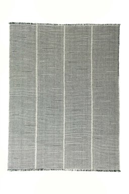 Full view of New Modern Design rug from Iran / Persia, 261 × 201 cm in Gray tones
