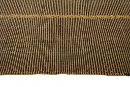 Close-up detail of New Modern Design rug from Iran / Persia showing Wool weave