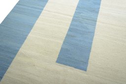 Surface texture of New Modern Design rug with natural Wool and intricate pattern