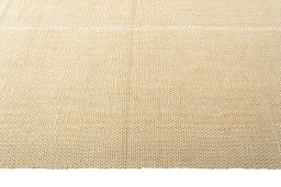 Close-up detail of New Modern Design rug from Iran / Persia showing Wool weave
