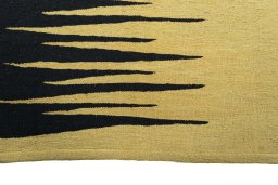 Central medallion detail of New Modern Design rug from Iran / Persia