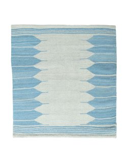 Full view of New Modern Design rug from Iran / Persia, 130 × 120 cm in Gray tones