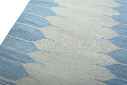Surface texture of New Modern Design rug with natural Wool and intricate pattern