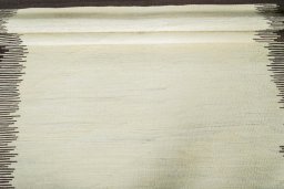 Full view of New Modern Design rug from Iran / Persia, 227 × 151 cm in Beige tones