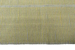 Close-up detail of New Modern Design rug from Iran / Persia showing Wool weave