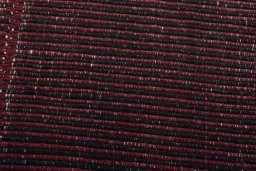 Backside of handmade New Modern Design rug showing knot structure and weave density