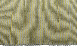 Close-up detail of New Modern Design rug from Iran / Persia showing Wool weave