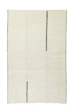 Full view of New Modern Design rug from Iran / Persia, 250 × 164 cm in Beige tones