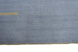 Close-up detail of New Modern Design rug from Iran / Persia showing Wool weave