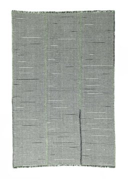 Full view of New Modern Design rug from Iran / Persia, 250 × 170 cm in Beige tones