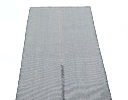 Close-up detail of New Modern Design rug from Iran / Persia showing Wool weave