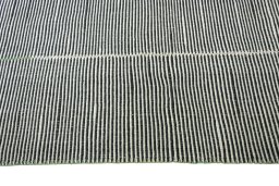 Close-up detail of New Modern Design rug from Iran / Persia showing Wool weave