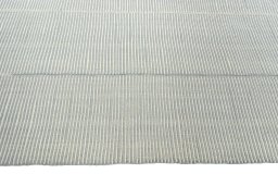 Close-up detail of New Modern Design rug from Iran / Persia showing Wool weave