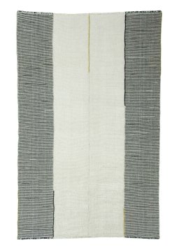 Full view of New Modern Design rug from Iran / Persia, 309 × 203 cm in Beige tones