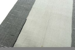 Surface texture of New Modern Design rug with natural Wool and intricate pattern