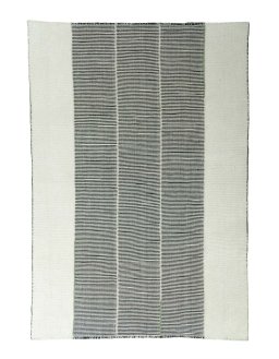 Full view of New Modern Design rug from Iran / Persia, 357 × 253 cm in Beige tones