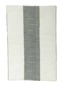 Full view of New Modern Design rug from Iran / Persia, 249 × 171 cm in Beige tones