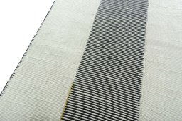 Surface texture of New Modern Design rug with natural Wool and intricate pattern