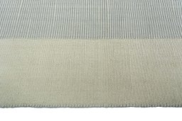 Close-up detail of New Modern Design rug from Iran / Persia showing Wool weave