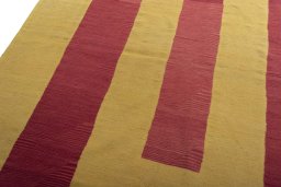 Surface texture of New Modern Design rug with natural Wool and intricate pattern