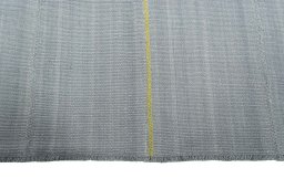 Close-up detail of New Modern Design rug from Iran / Persia showing Wool weave