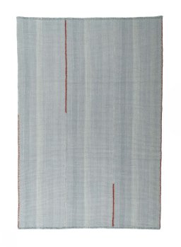 Full view of New Modern Design rug from Iran / Persia, 246 × 174 cm in Gray tones