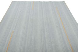 Close-up detail of New Modern Design rug from Iran / Persia showing Wool weave