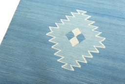 Surface texture of New Modern Design rug with natural Wool and intricate pattern
