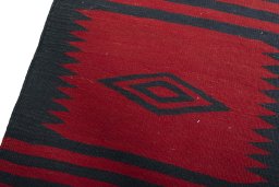 Surface texture of New Modern Design rug with natural Wool and intricate pattern