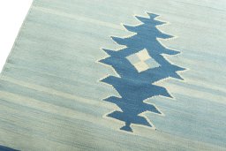 Surface texture of New Modern Design rug with natural Wool and intricate pattern