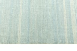 Close-up detail of New Modern Design rug from Iran / Persia showing Wool weave