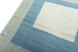 Surface texture of New Modern Design rug with natural Wool and intricate pattern