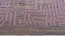 Central medallion detail of New Modern Design rug from Iran / Persia
