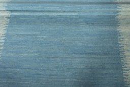 Full view of New Modern Design rug from Iran / Persia, 240 × 177 cm in Blue tones