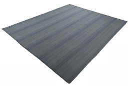 Corner detail of New Modern Design rug showing border pattern and Wool pile