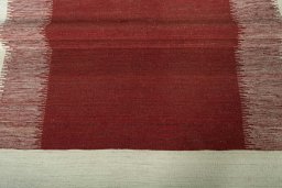 Full view of New Modern Design rug from Iran / Persia, 211 × 153 cm in Red tones